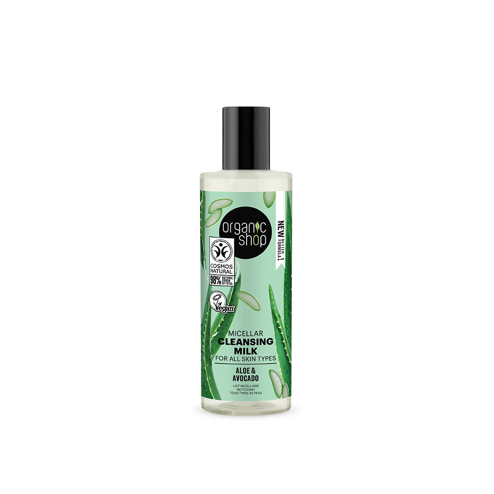 NATURA SIBERICA - ORGANIC SHOP Micellar Cleansing Milk Avocado & Aloe - 150ml