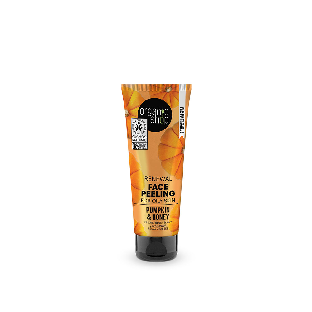 NATURA SIBERICA - ORGANIC SHOP Renewal Face Peeling for Oily Skin Pumpkin & Honey - 75ml