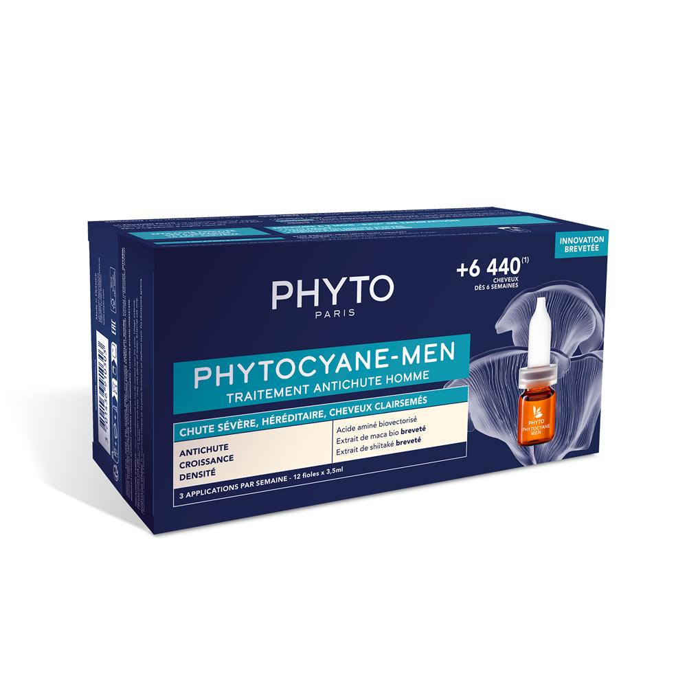PHYTO - PHYTOCYANE MEN Traitement Antichute Homme - 12x5ml