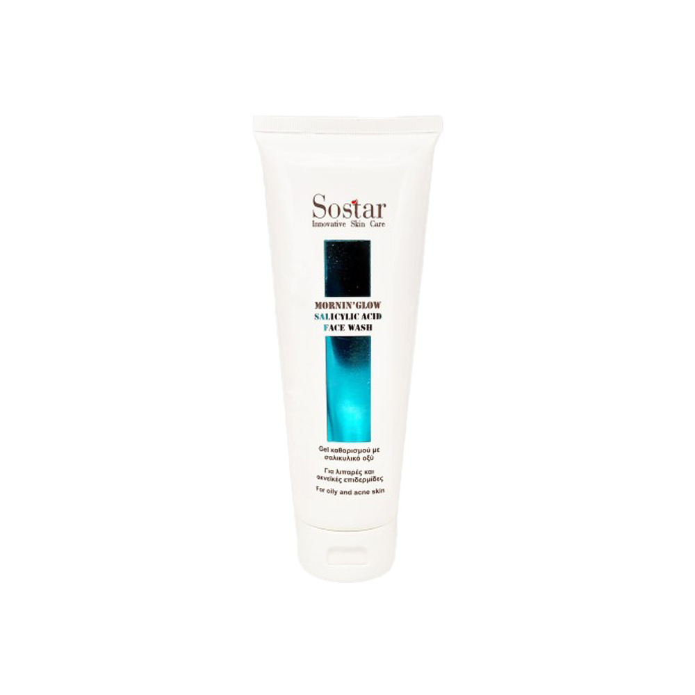 SOSTAR - MORNIN' GLOW Gel Καθαρισμού με σαλικυλικό οξύ - 150ml