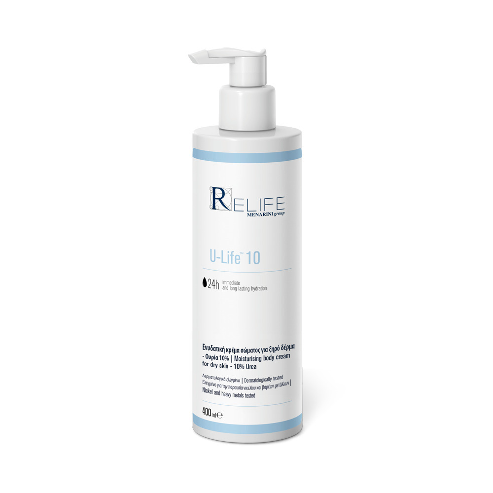 RELIFE - U-LIFE 10 UREA 10% Moisturising Body Cream - 400ml