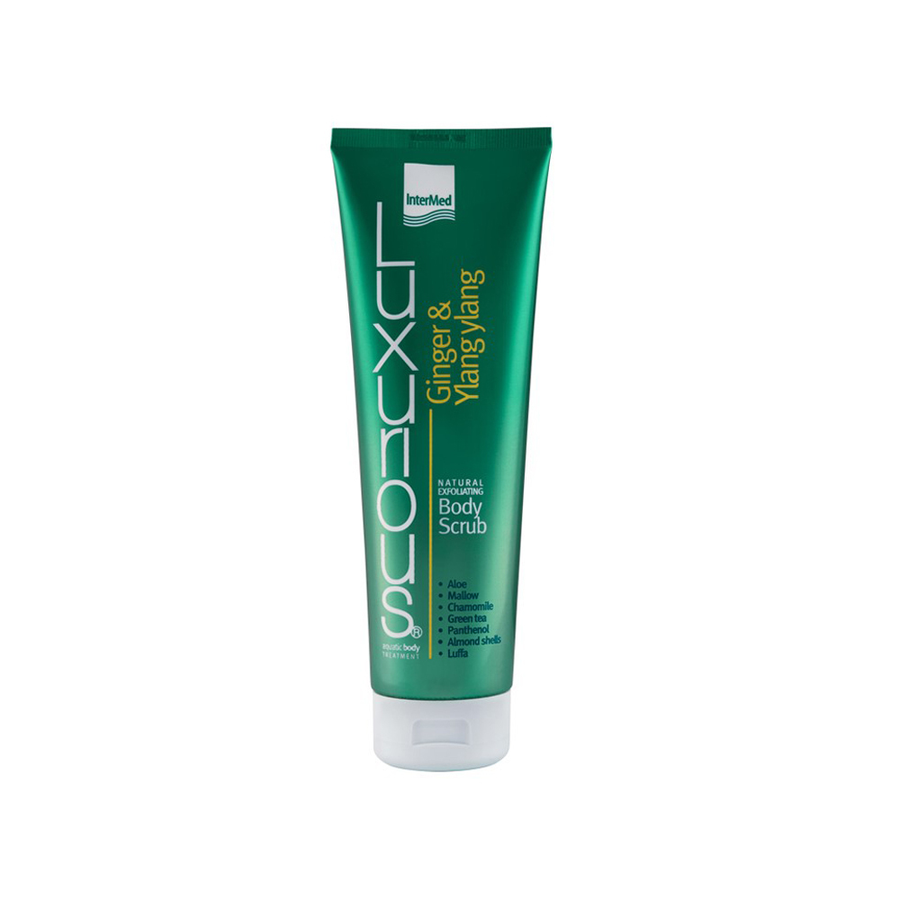 INTERMED - LUXURIOUS AQUATIC BODY TREATMENT Natural Exfoliating Body Scrub Ginger & Ylang Ylang - 280ml