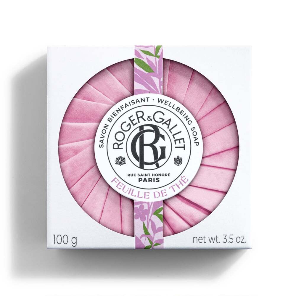 ROGER & GALLET - FEUILLE DE THE Savon Bienfaisant - 100gr