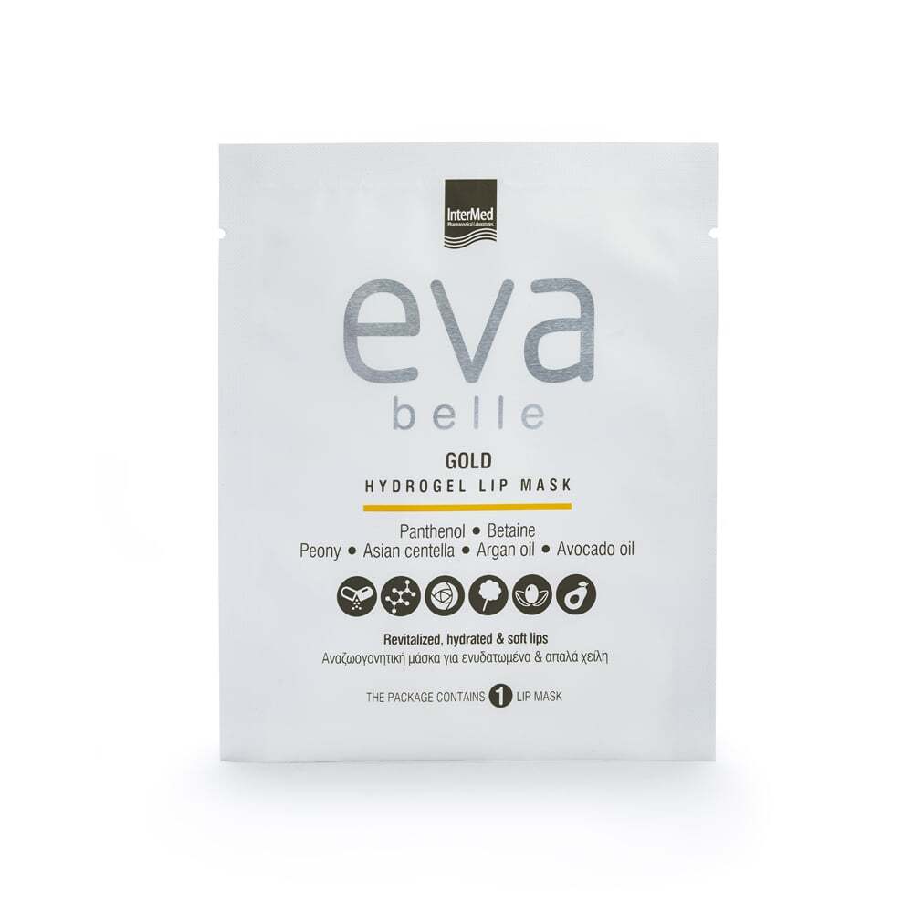INTERMED - EVA BELLE GOLD Hydrogel Lip Mask - 1τεμ.