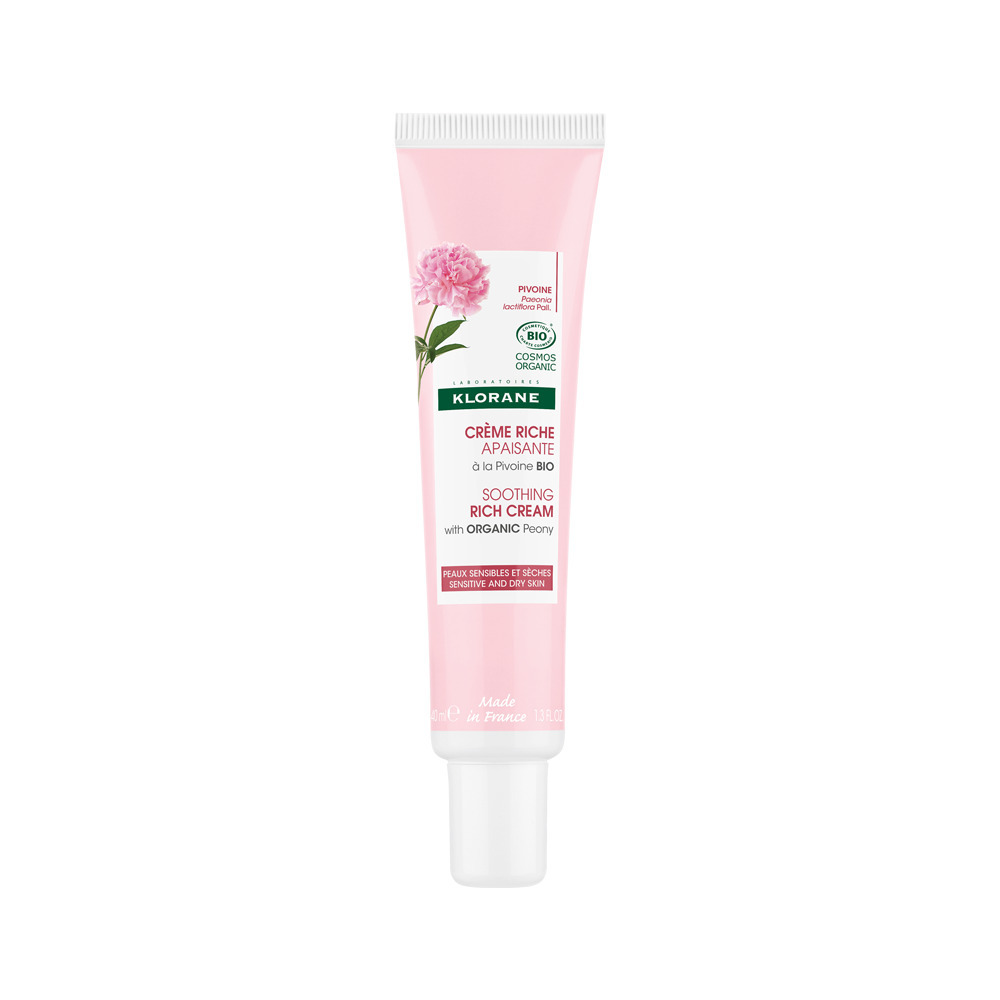 KLORANE - Creme Riche Apaisant a la Pivoine BIO - 40ml