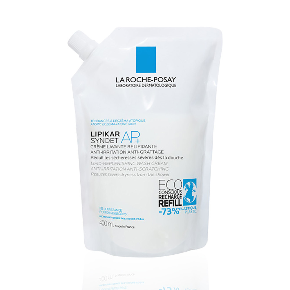LA ROCHE-POSAY - LIPIKAR Syndet AP+ Creme Lavante Relipidante (refill) - 400ml