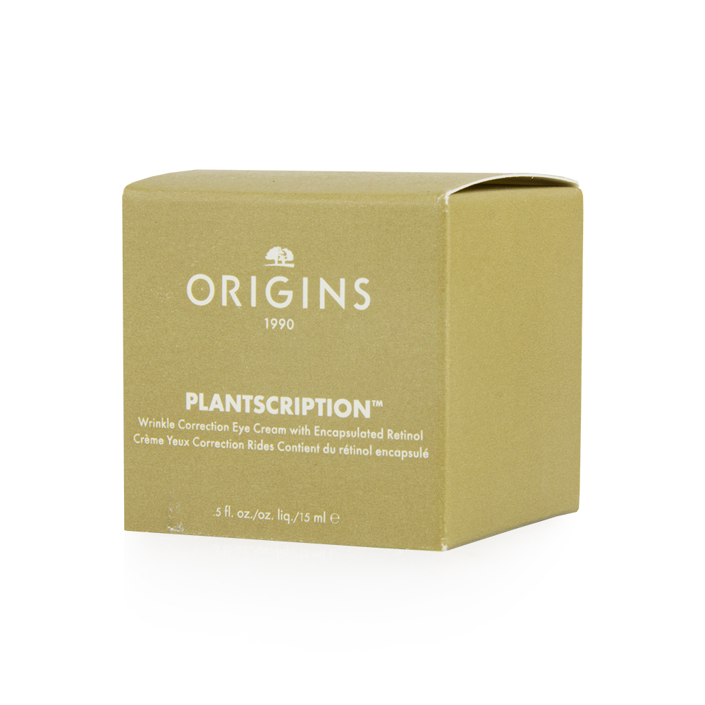 ORIGINS - PLANTSCRIPTION Wrinkle Correction Eye Cream with encapsulated retinol - 15ml