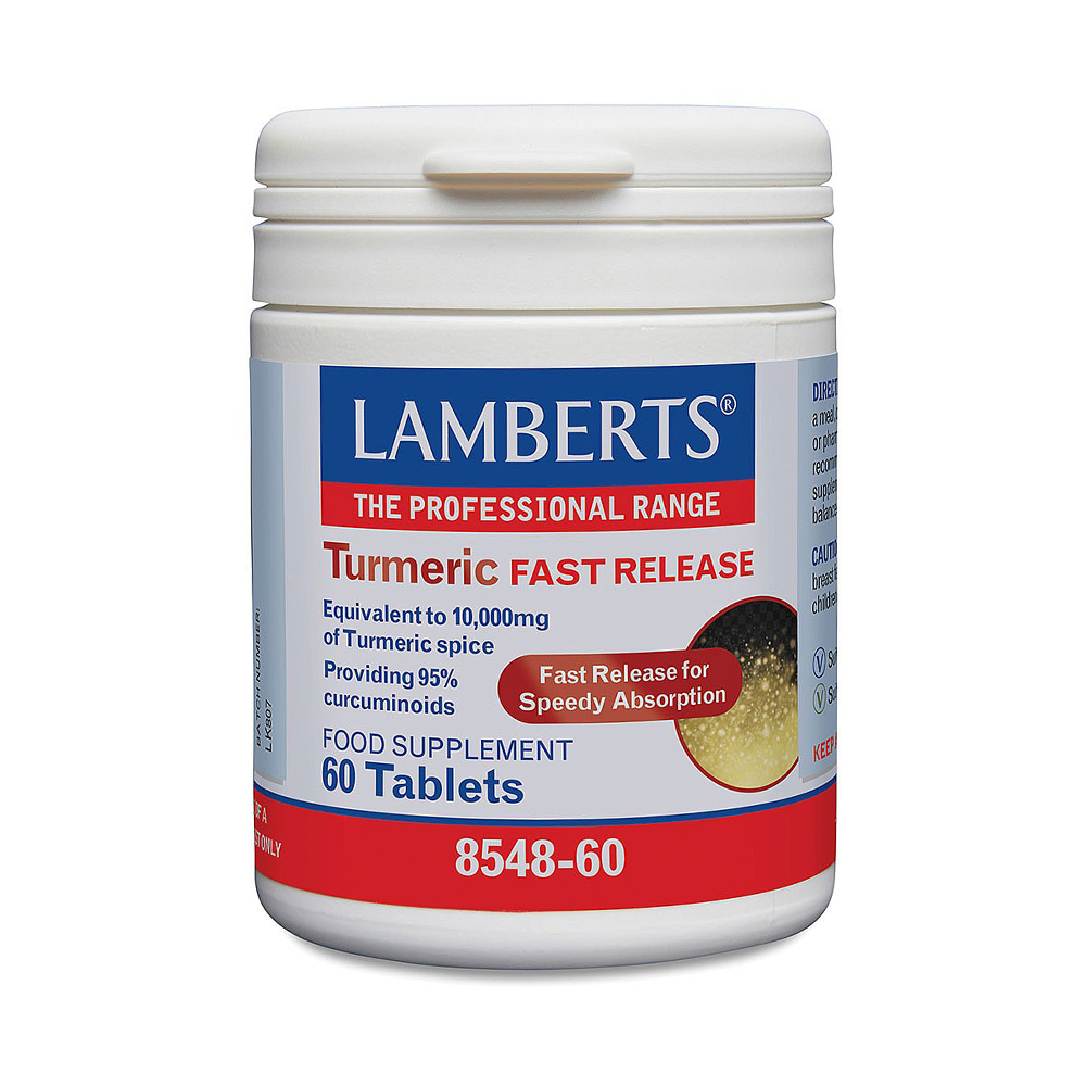 LAMBERTS - TURMERIC Fast Release - 60tabs