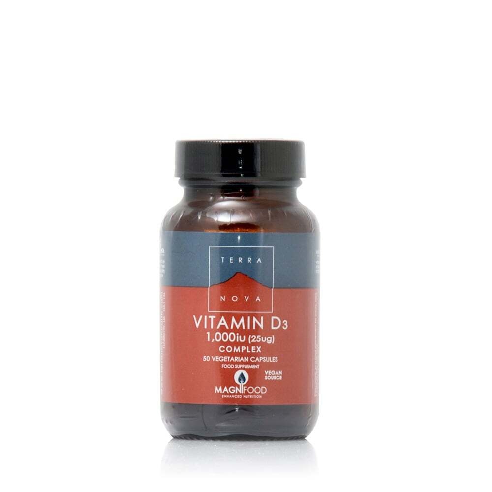 TERRANOVA - Vitamin D3 Complex 1000IU (25ug) - 50caps
