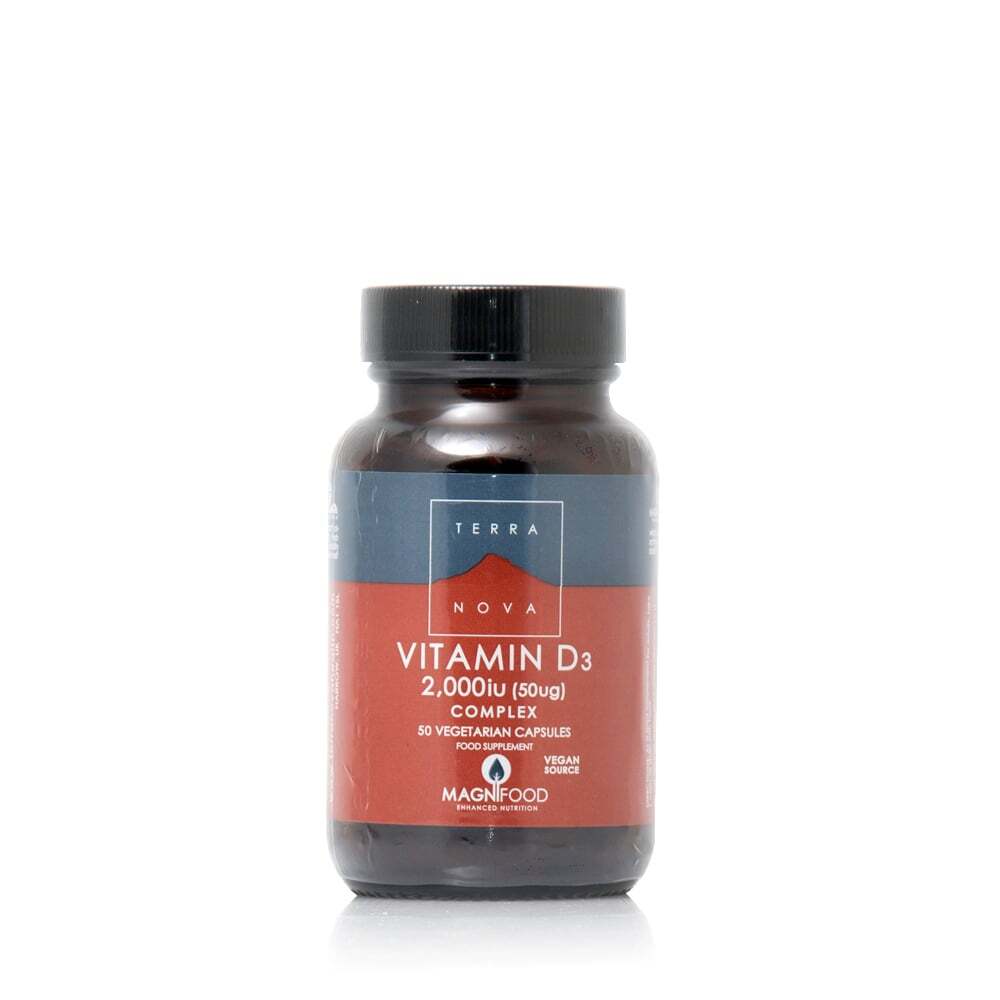 TERRANOVA - Vitamin D3 2000IU (50μg) Complex - 50caps
