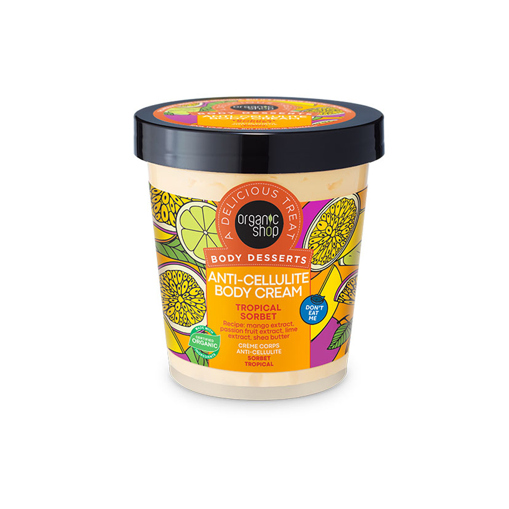 NATURA SIBERICA - ORGANIC SHOP Body Desserts Anti-Cellulite Body Cream Tropical Sorbet - 450ml