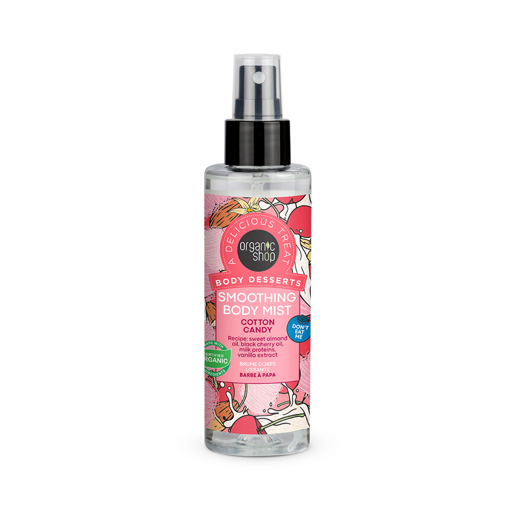 NATURA SIBERICA - ORGANIC SHOP Body Desserts Smoothing Body Mist Cotton Candy - 200ml
