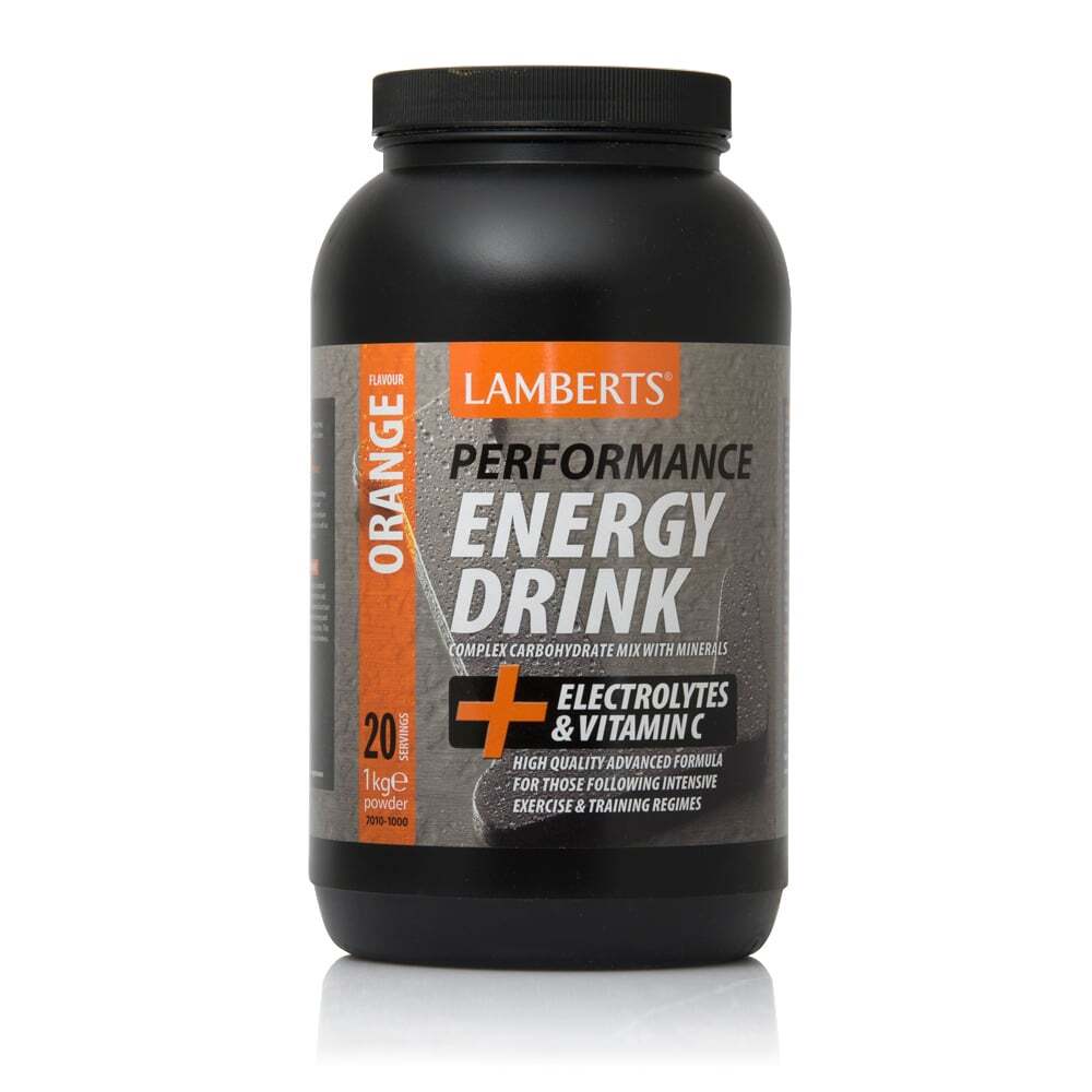 LAMBERTS - PERFORMANCE Energy Drink + Electrolytes & Vitamin C (Orange Flavour) - 1kg
