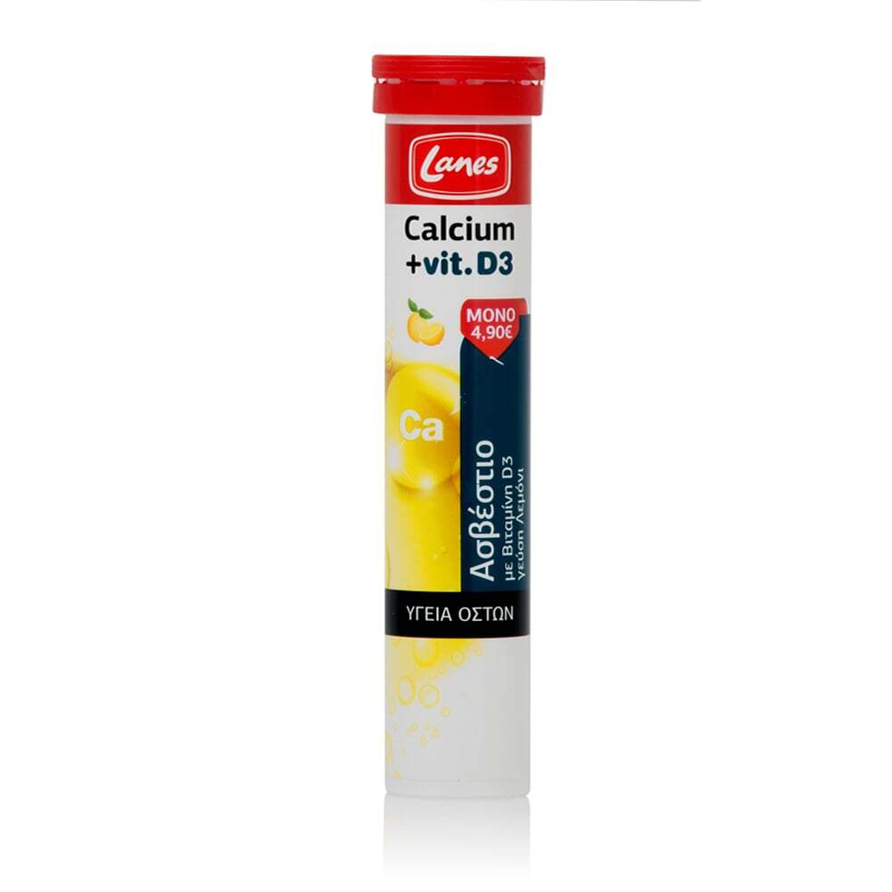 LANES - Calcium+Vitamin D3 - 20eff.tabs