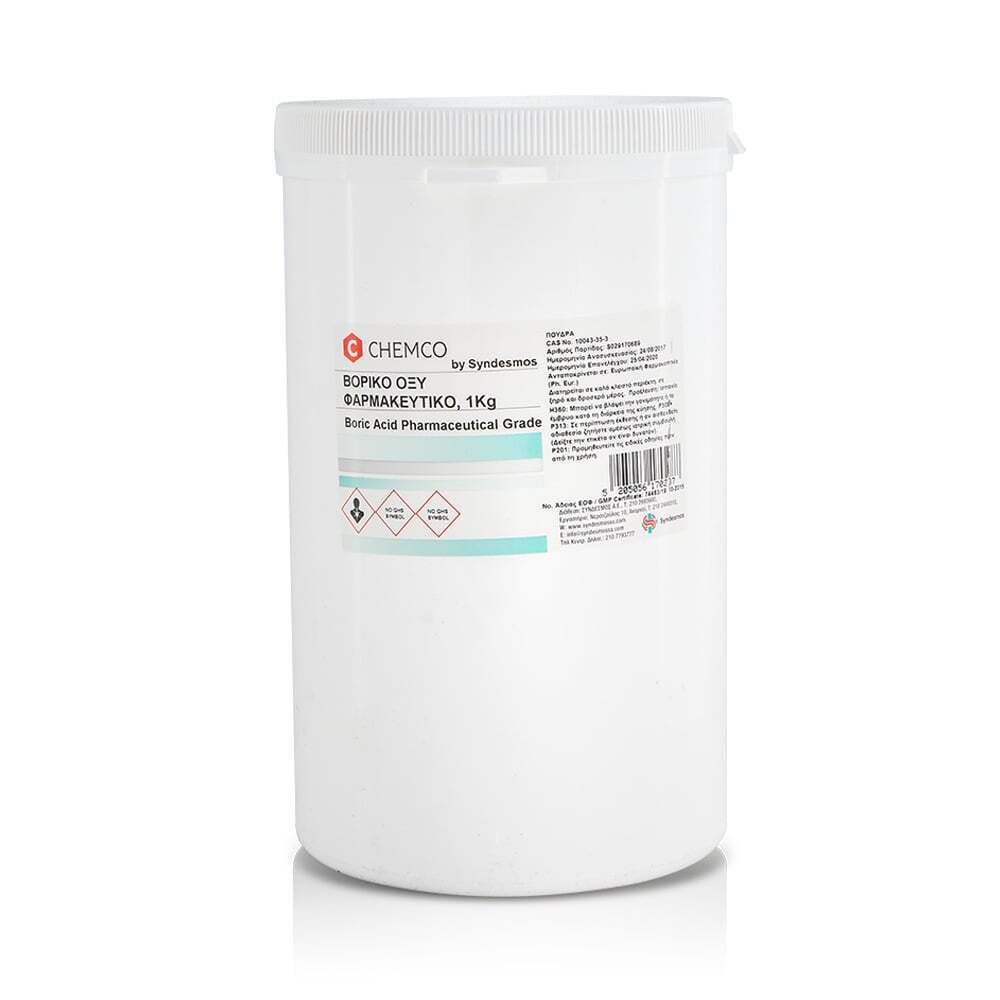 CHEMCO - Βορικό Οξύ Φαρμακευτικό - 1Kg