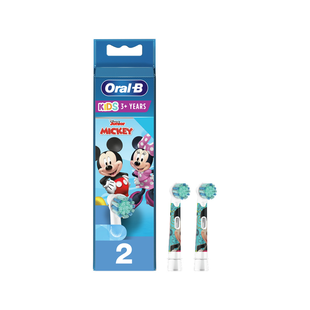 ORAL B - STAGES POWER Ανταλλακτικές Κεφαλές Παιδικής (Αγόρι - Κορίτσι) Οδοντόβουρτσας με τον Μίκυ & την Μίνι - 2τμχ.