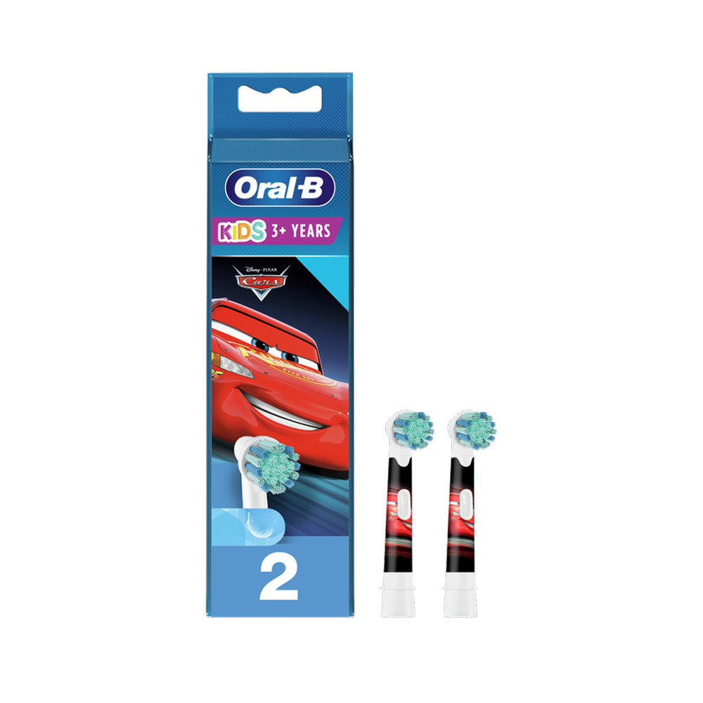 ORAL B - STAGES POWER Ανταλλακτικές Κεφαλές Παιδικής Οδοντόβουρτσας (Αυτοκίνητα) - 2τεμ.