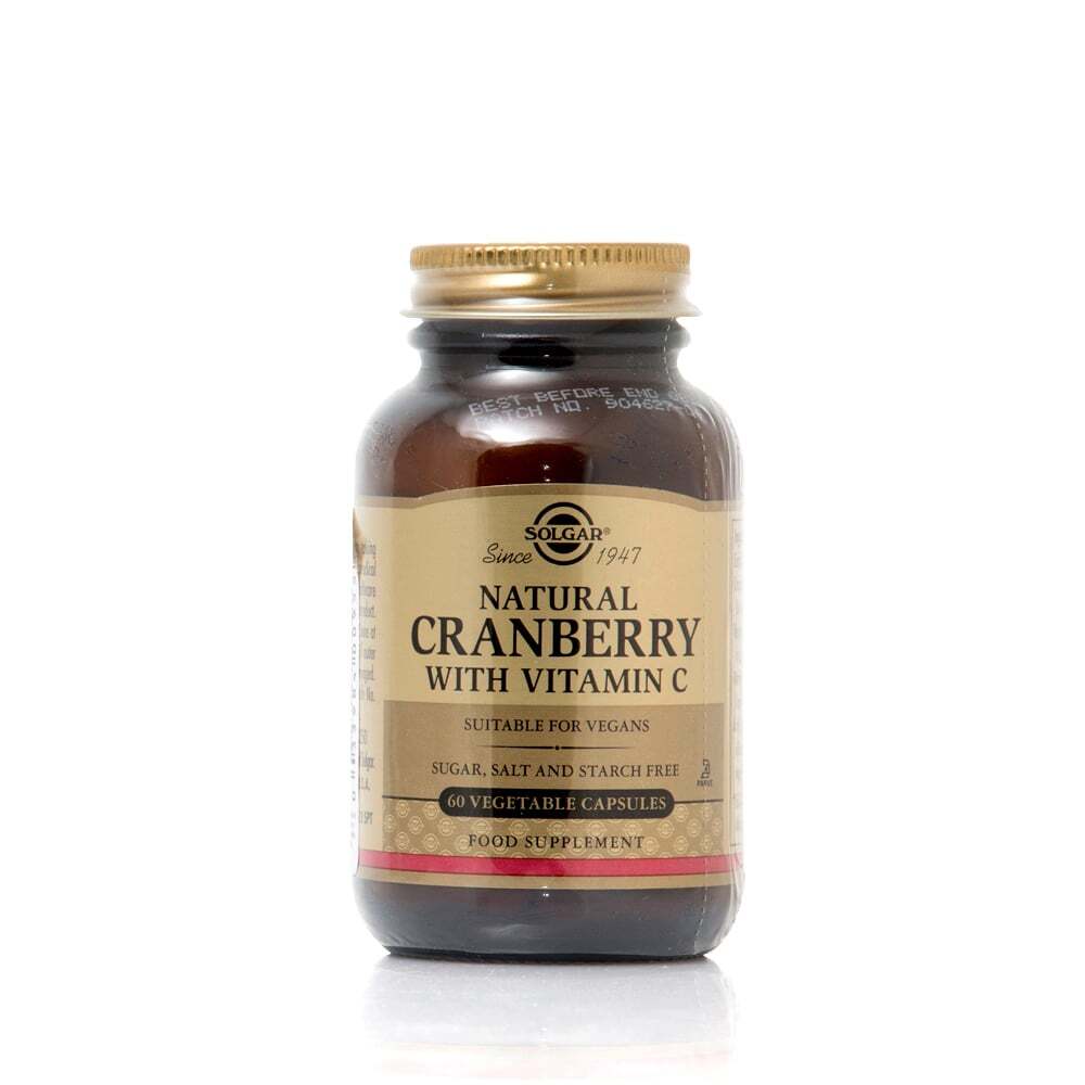 SOLGAR - Natural Cranberry with Vitamin C 400mg - 60caps