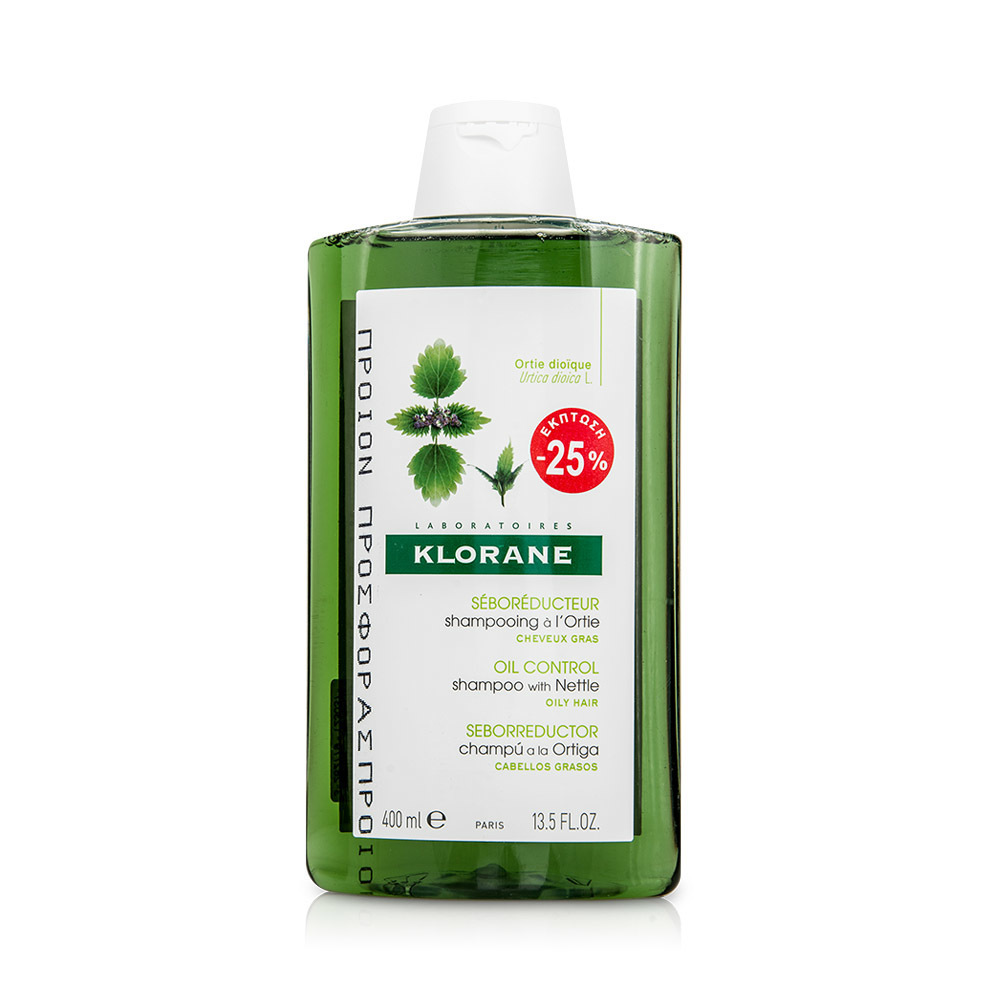 KLORANE - Seboreducteur Shampooing a l'Ortie - 400ml