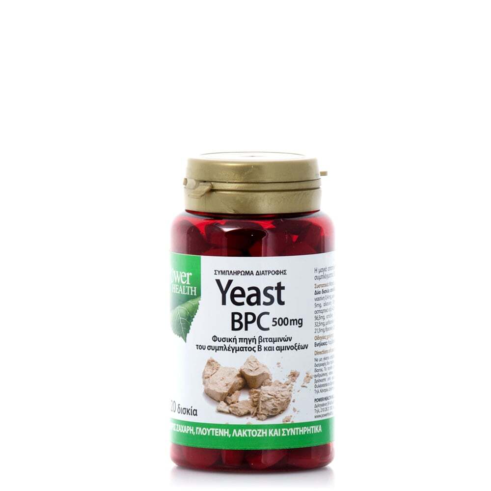 POWER HEALTH - Yeast BPC 500mg - 120tabs