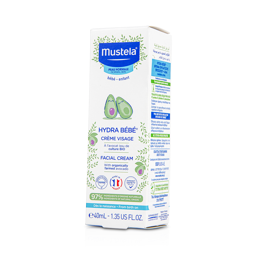 MUSTELA - HYDRA BEBE Creme Visage - 40ml