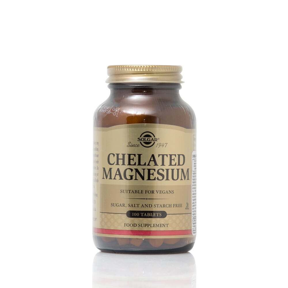 SOLGAR - Chelated Magnesium 100mg - 100tabs