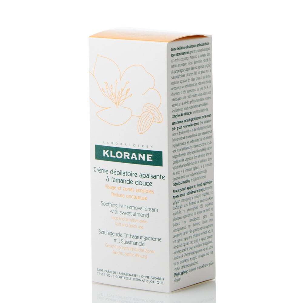 KLORANE - Creme Depilatoire Apaisante a l'Amande Douce - 75ml