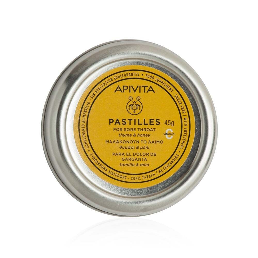 APIVITA - Παστίλιες με Θυμάρι & Μέλι - 45gr