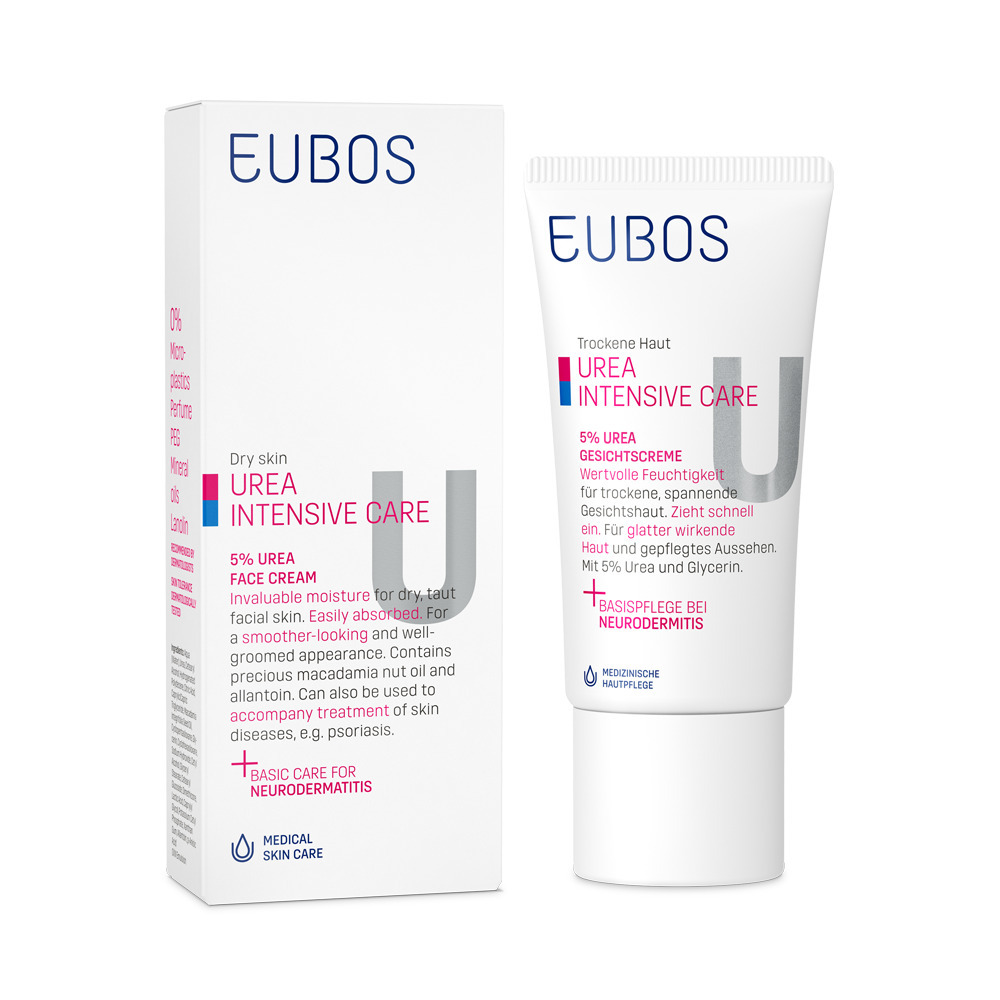 EUBOS - INTENSIVE CARE Urea 5% Face Cream - 50ml