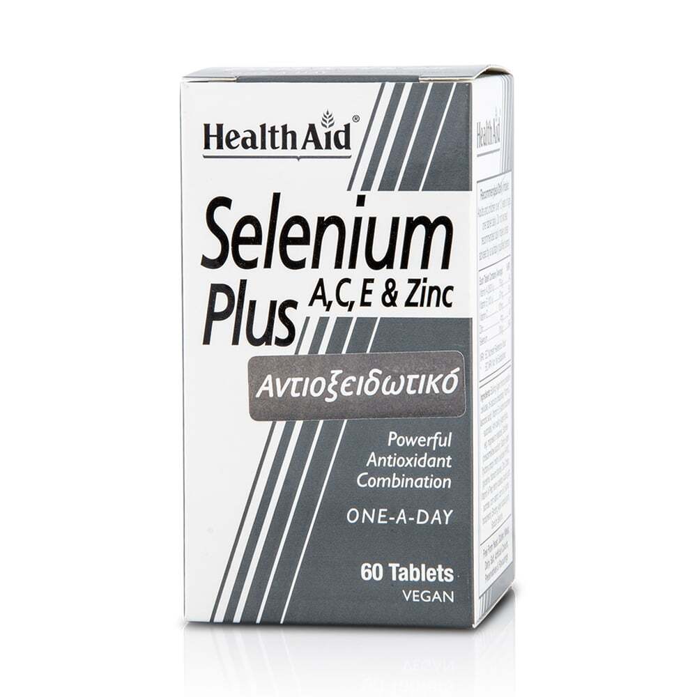 HEALTH AID - Selenium Plus 200μg A,C,E,Zn - 60tabs
