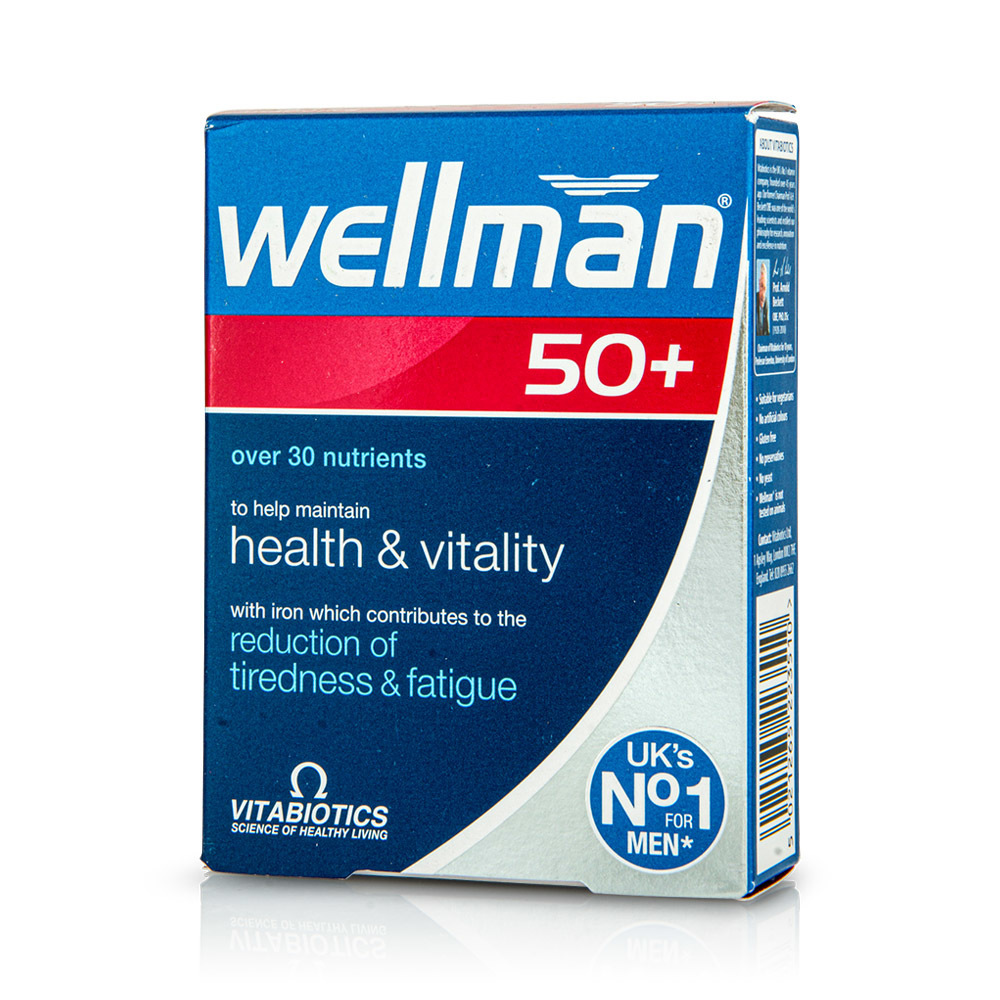 VITABIOTICS - Wellman 50+ - 30 tabs