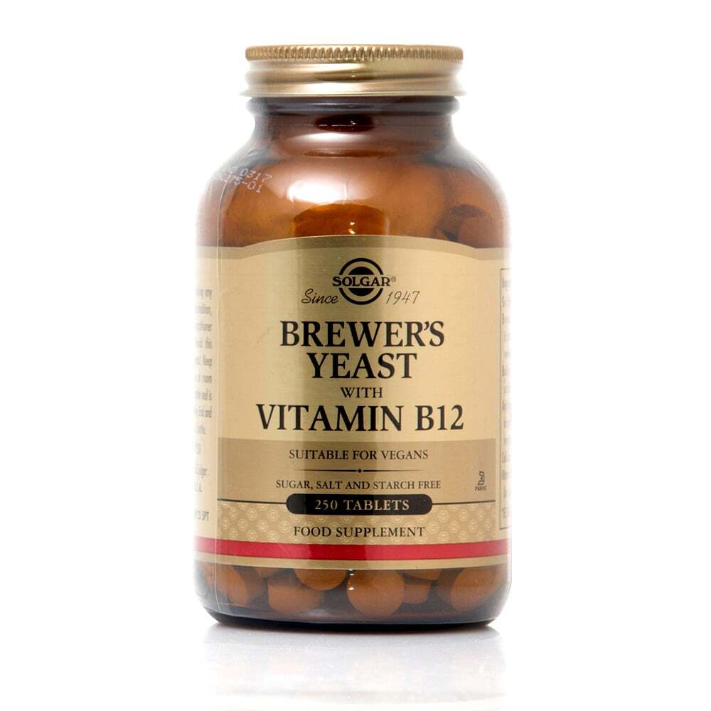 SOLGAR - Brewer’s Yeast with Vitamin B-12 - 250tabs