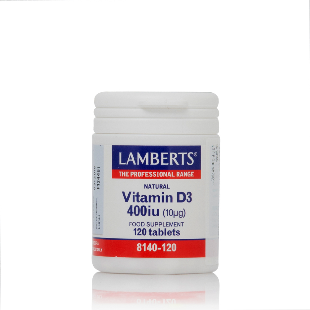 LAMBERTS - Vitamin D3 400iu - 120tabs