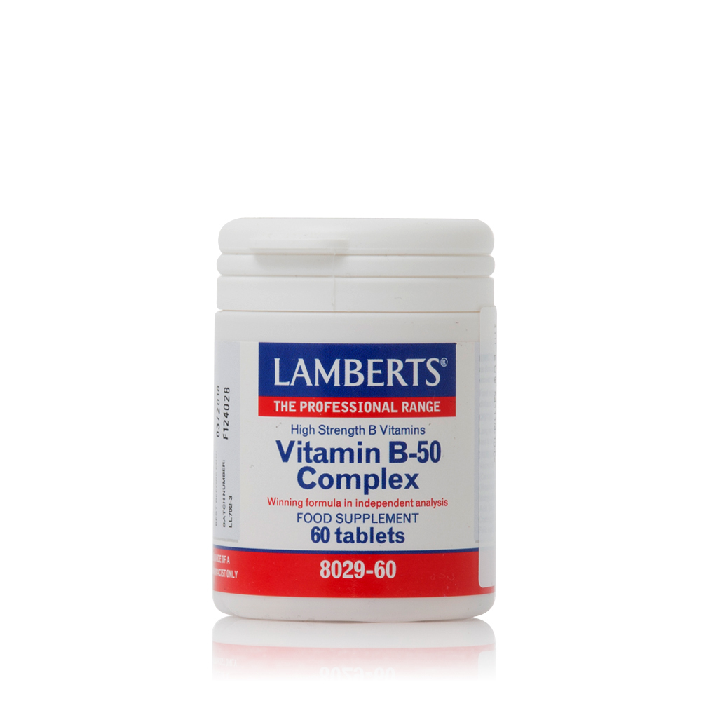 LAMBERTS - Vitamin Β-50 Complex - 60tabs