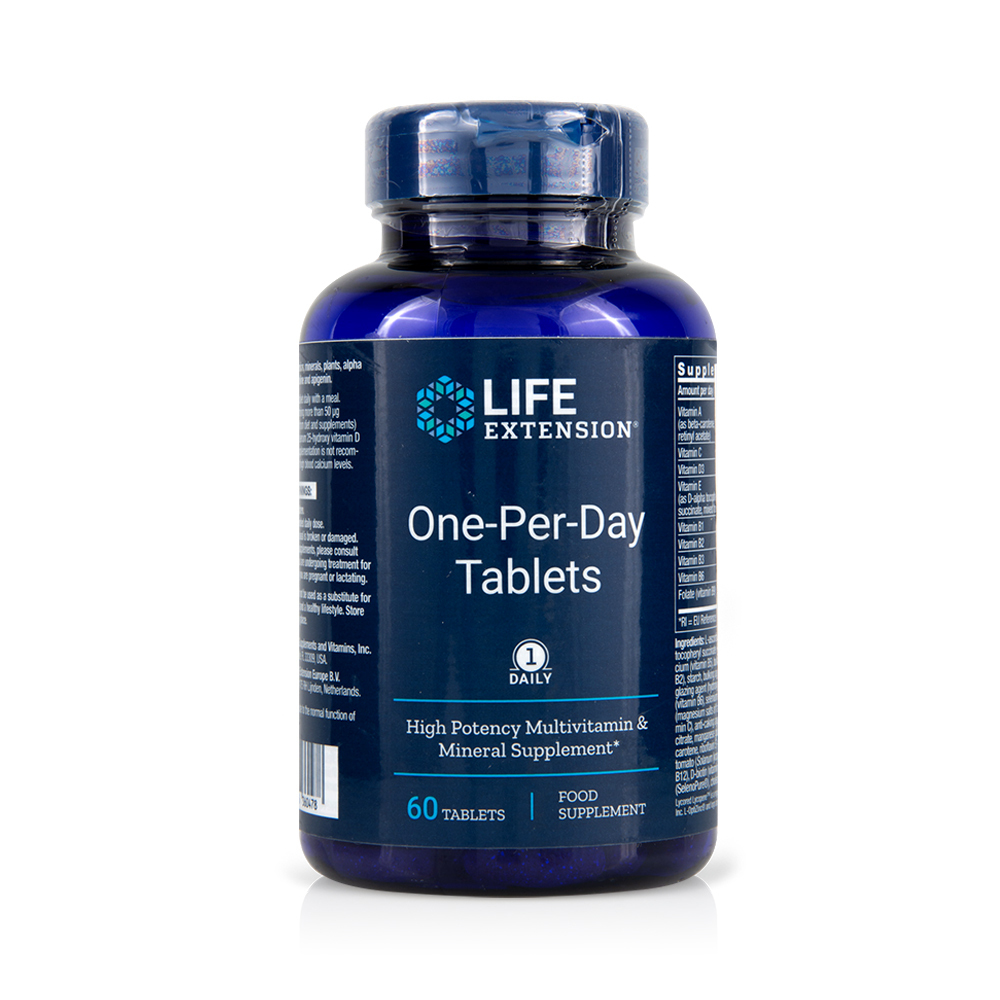LIFE EXTENSION - One-Per-Day Tablets- 60tabs