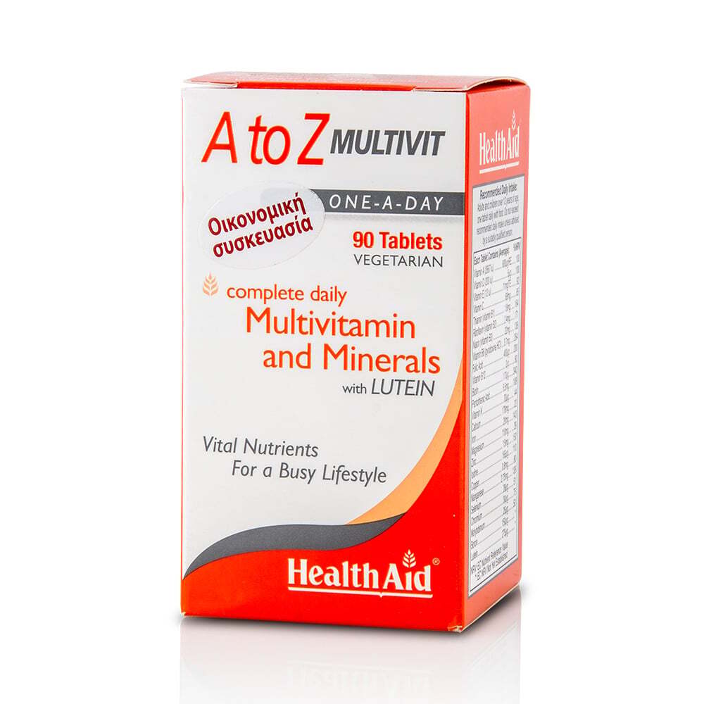 HEALTH AID - A to Z Multivit - 90tabs