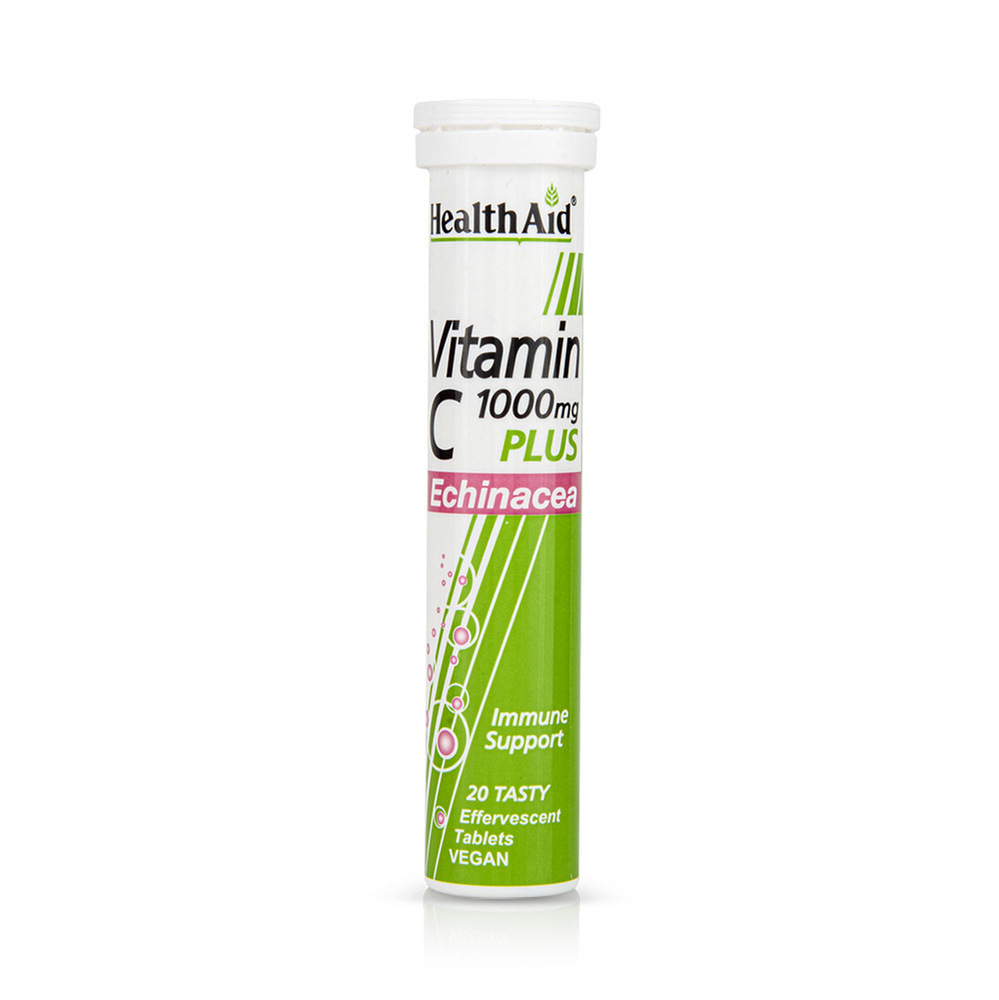 HEALTH AID - Vitamin C 1000mg plus Echinacea - 20eff.tabs