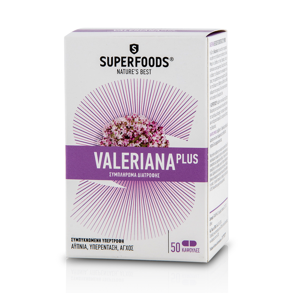 SUPERFOODS - Valeriana Plus 300mg - 50caps