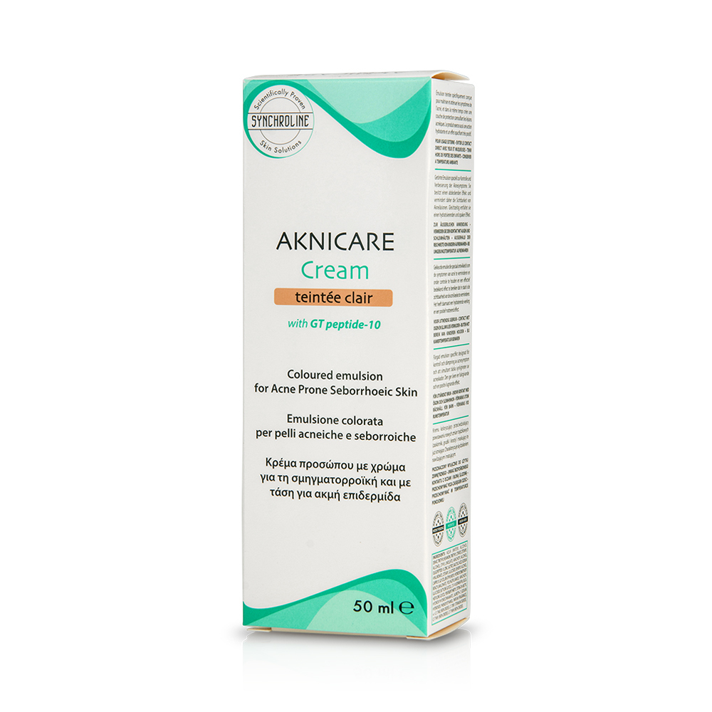 SYNCHROLINE - AKNICARE Cream Teintee Clair - 50ml
