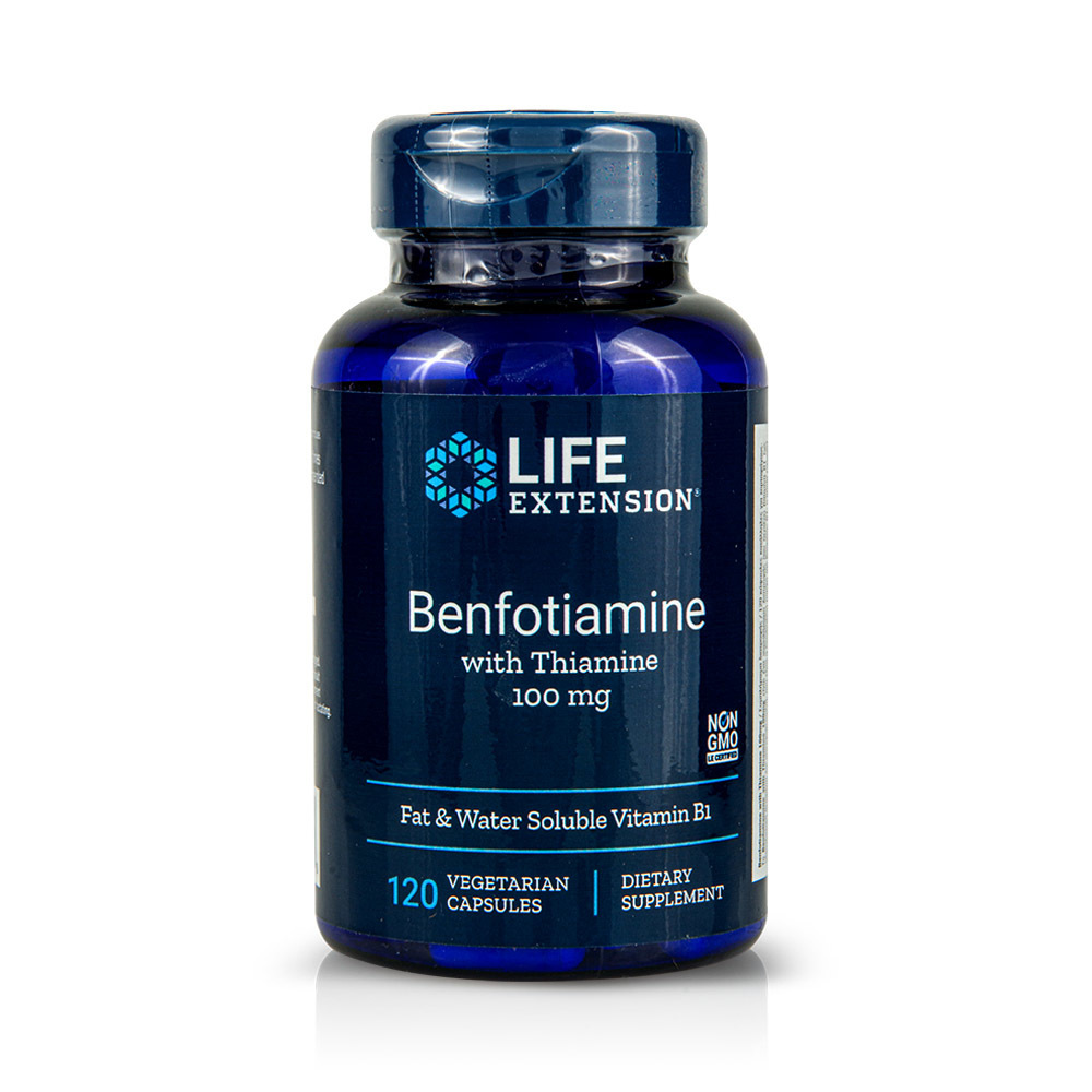 LIFE EXTENSION - BENFOTIAMINE with Thiamine 100mg - 120caps