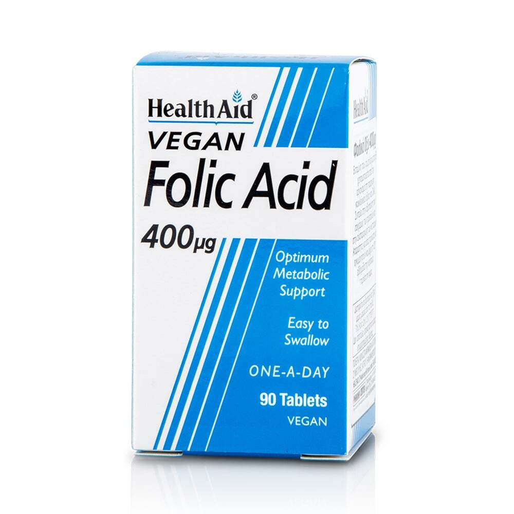 HEALTHAID - Folic Acid 400μg - 90tabs