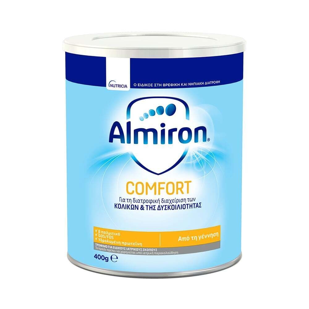 NUTRICIA - ALMIRON COMFORT Ειδικό γάλα για βρέφη από τη γέννηση με δυσκοιλιότητα - 400gr
