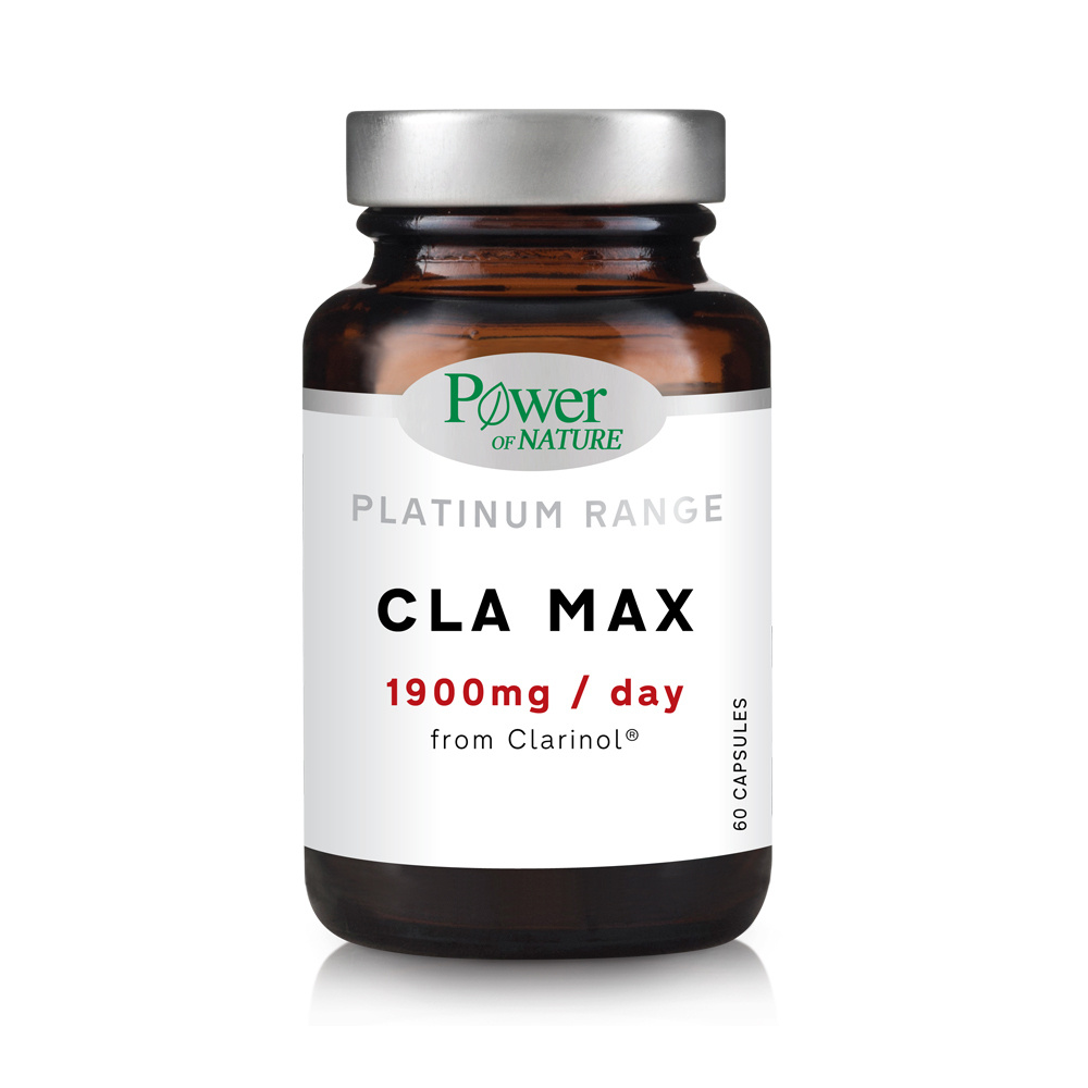 POWER HEALTH - CLA Max 1900mg per day - 60caps (Αγωγή για 1 Μήνα)