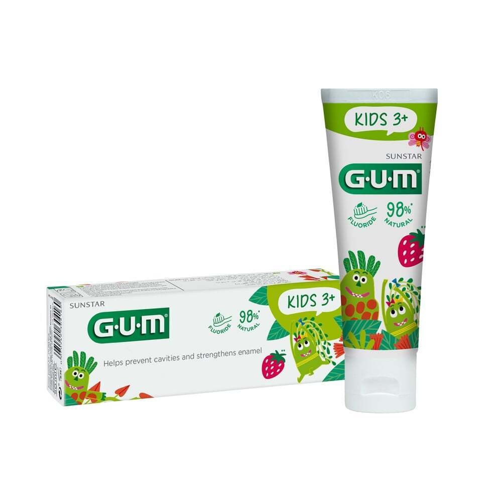GUM - Kids Οδοντόκρεμα 3+ ετών (Φράουλα) - 50ml