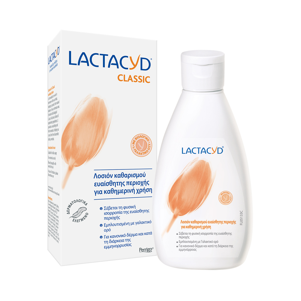 LACTACYD - CLASSIC Λοσιόν Καθαρισμού της Ευαίσθητης Περιοχής - 300ml