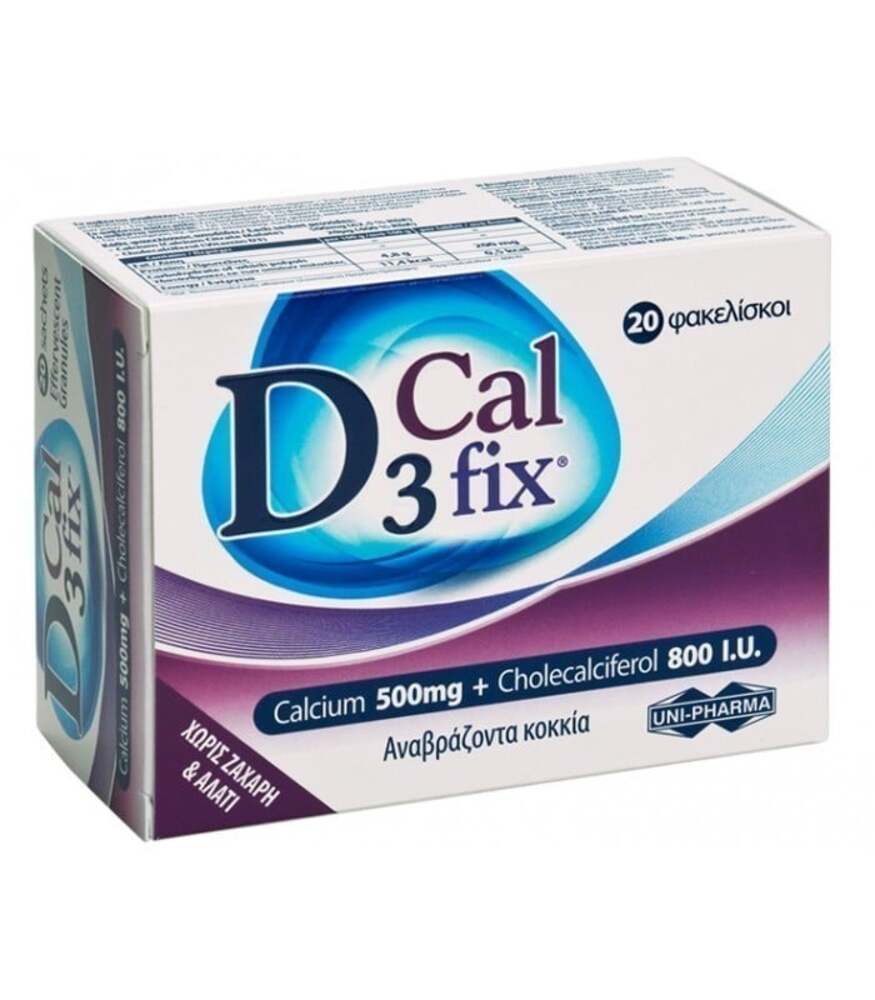 UNI-PHARMA - D3 Cal Fix - 20sachets