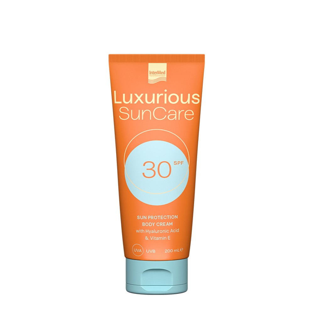 INTERMED - LUXURIOUS SUNCARE Body Sunscreen Cream with Hyaluronic Acid SPF30 - 200ml