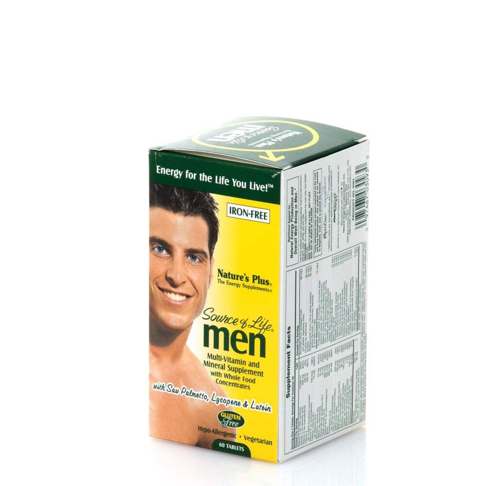 NATURE'S PLUS - SOURCE OF LIFE Men Multi Vitamin & Mineral - 60tabs