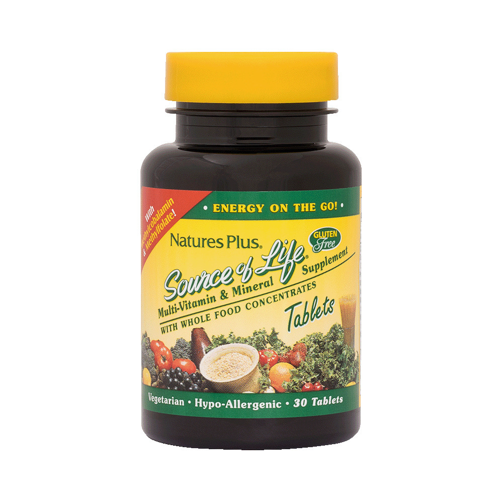 NATURES PLUS - SOURCE OF LIFE Multi Vitamin & Mineral - 30tabs