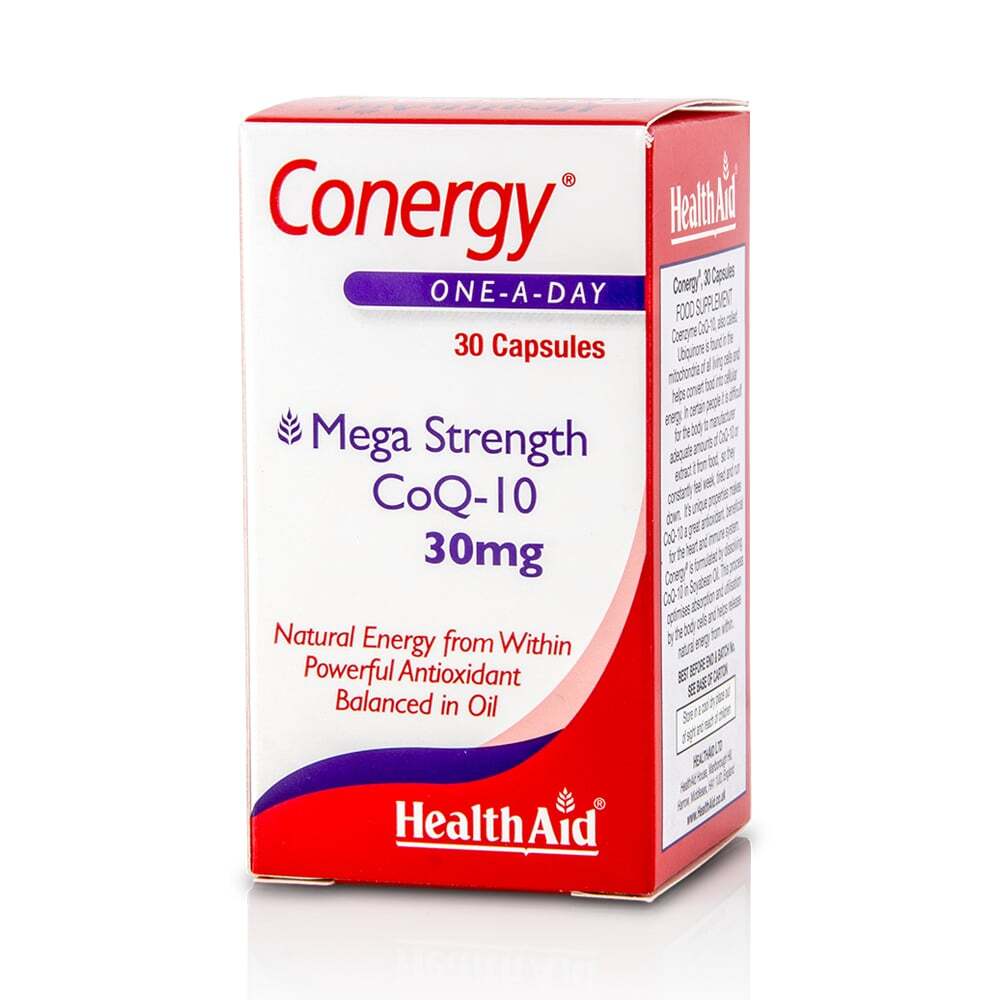 HEALTH AID - CONERGY Mega Strength CoQ-10 30mg - 30caps